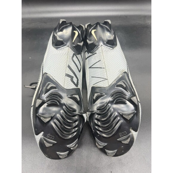 Nike Vapor Edge Speed 360 White Black Grey Football Cleats DQ5110-100 Mens 9 EUC - Picture 6 of 7